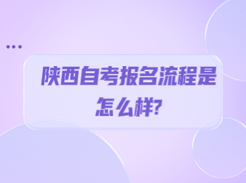 陜西自考報名流程